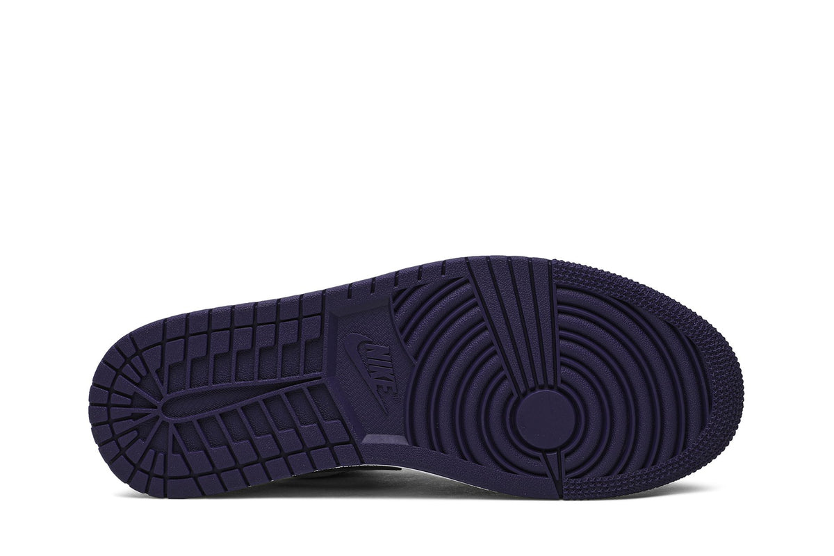 Retro 1 Low Sneakers — Court Purple — 553558-125