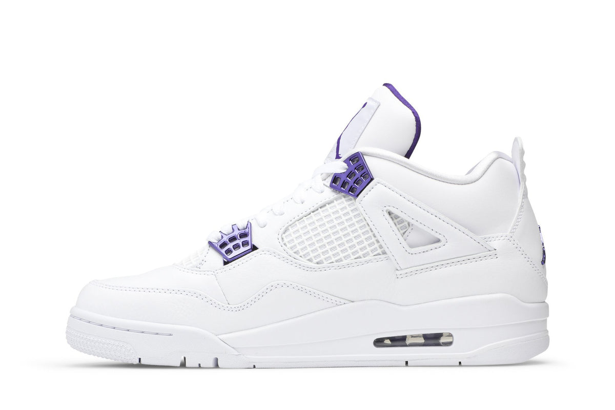Retro 4 Sneakers — Purple Metallic — CT8527-115