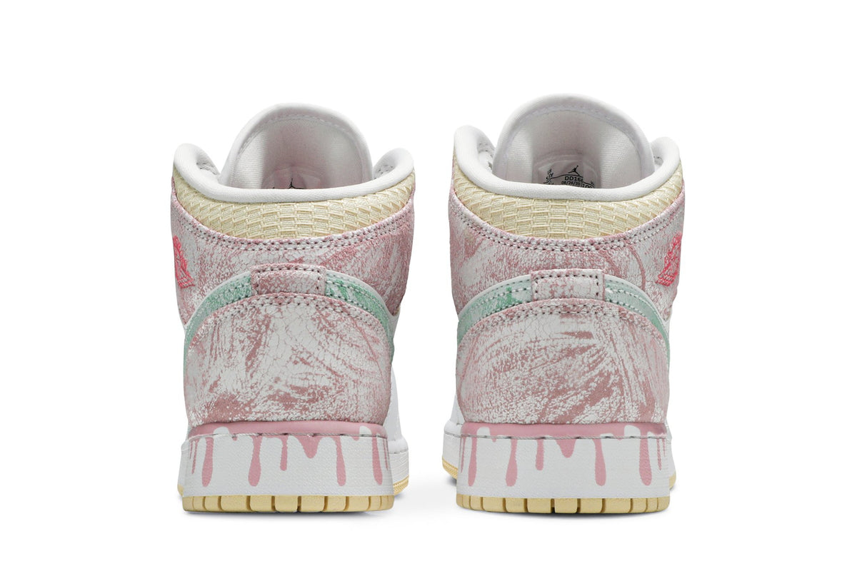Retro 1 Mid SE GS Sneakers — Ice Cream — DD1666-100