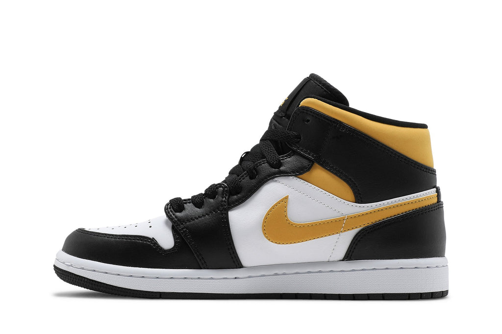 Retro 1 Mid Sneakers — Black University Gold — 554724-177