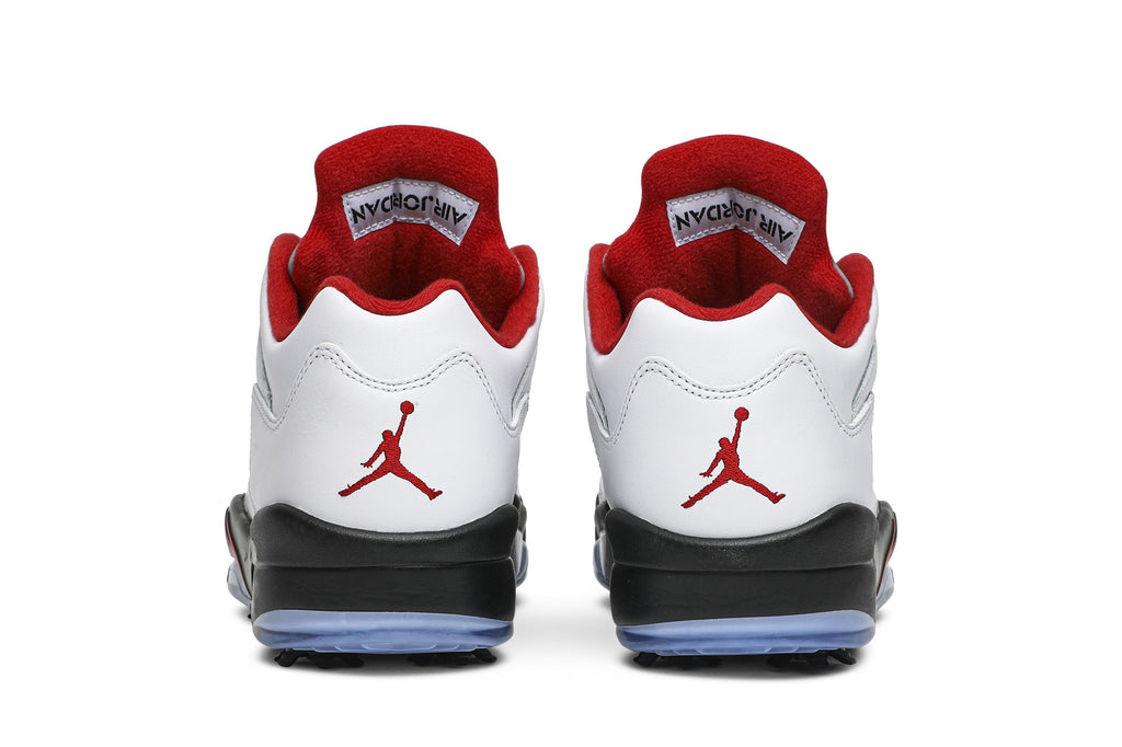 Retro 5 Low Golf Shoes — Fire Red — CU4523-100