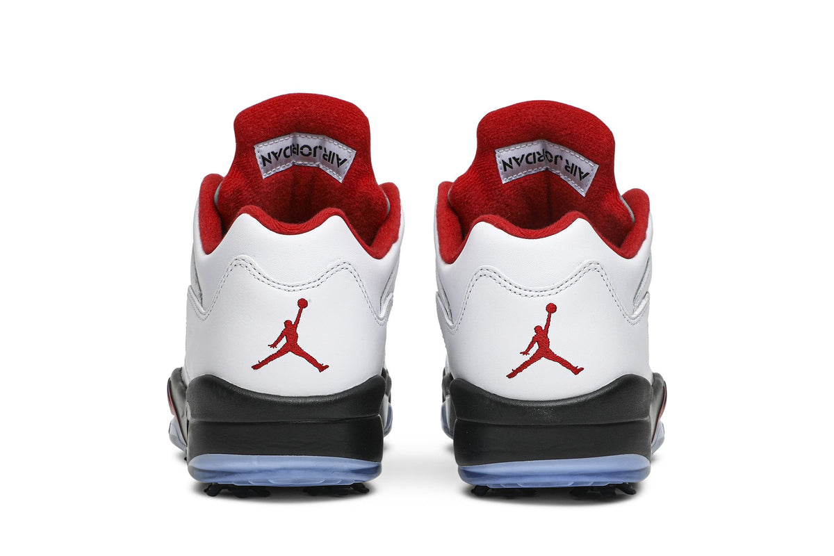 Retro 5 Low Golf Shoes — Fire Red — CU4523-100