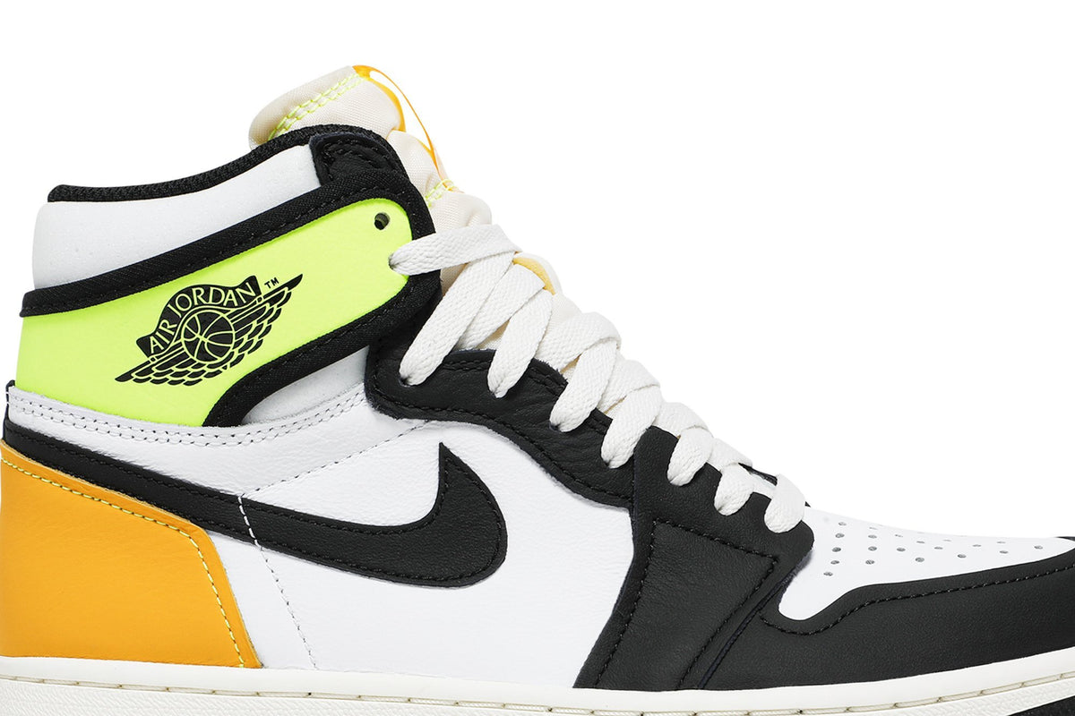 Retro 1 High OG Sneakers — Volt Gold — 555088-118