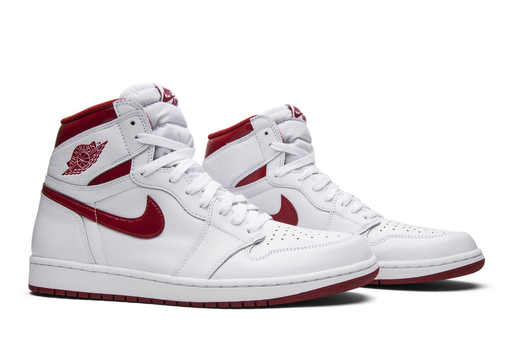 Retro 1 High OG Sneakers — Metallic Red — 555088-103