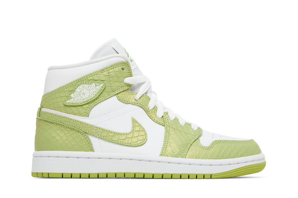 Retro 1 Mid SE Sneakers — Green Python — DV2959-113