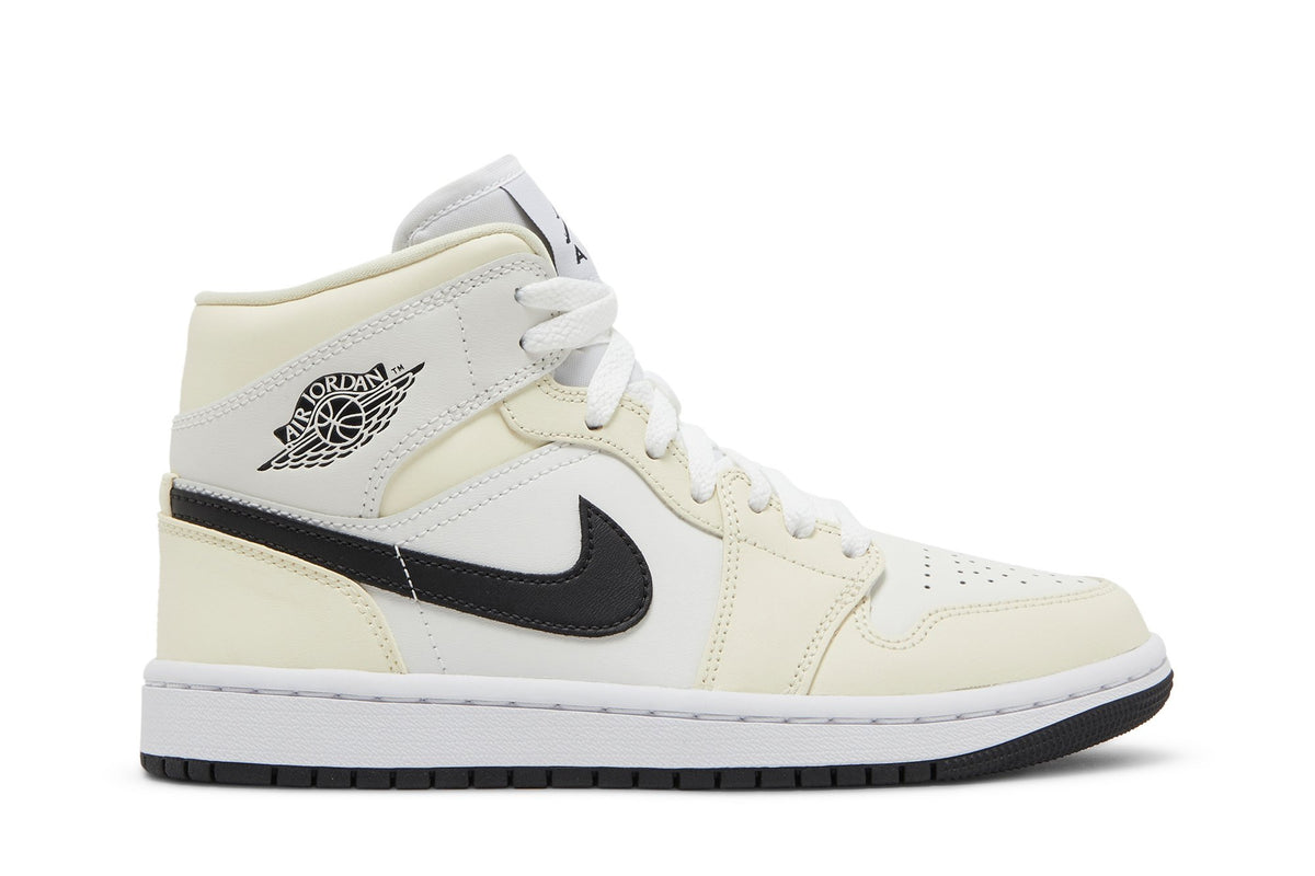 Retro 1 Mid Sneakers — Coconut Milk — BQ6472-121