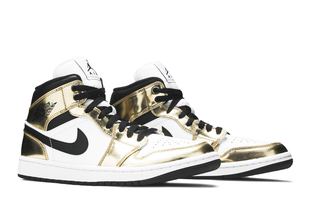 Retro 1 Mid SE Sneakers — Metallic Gold — DC1419-700