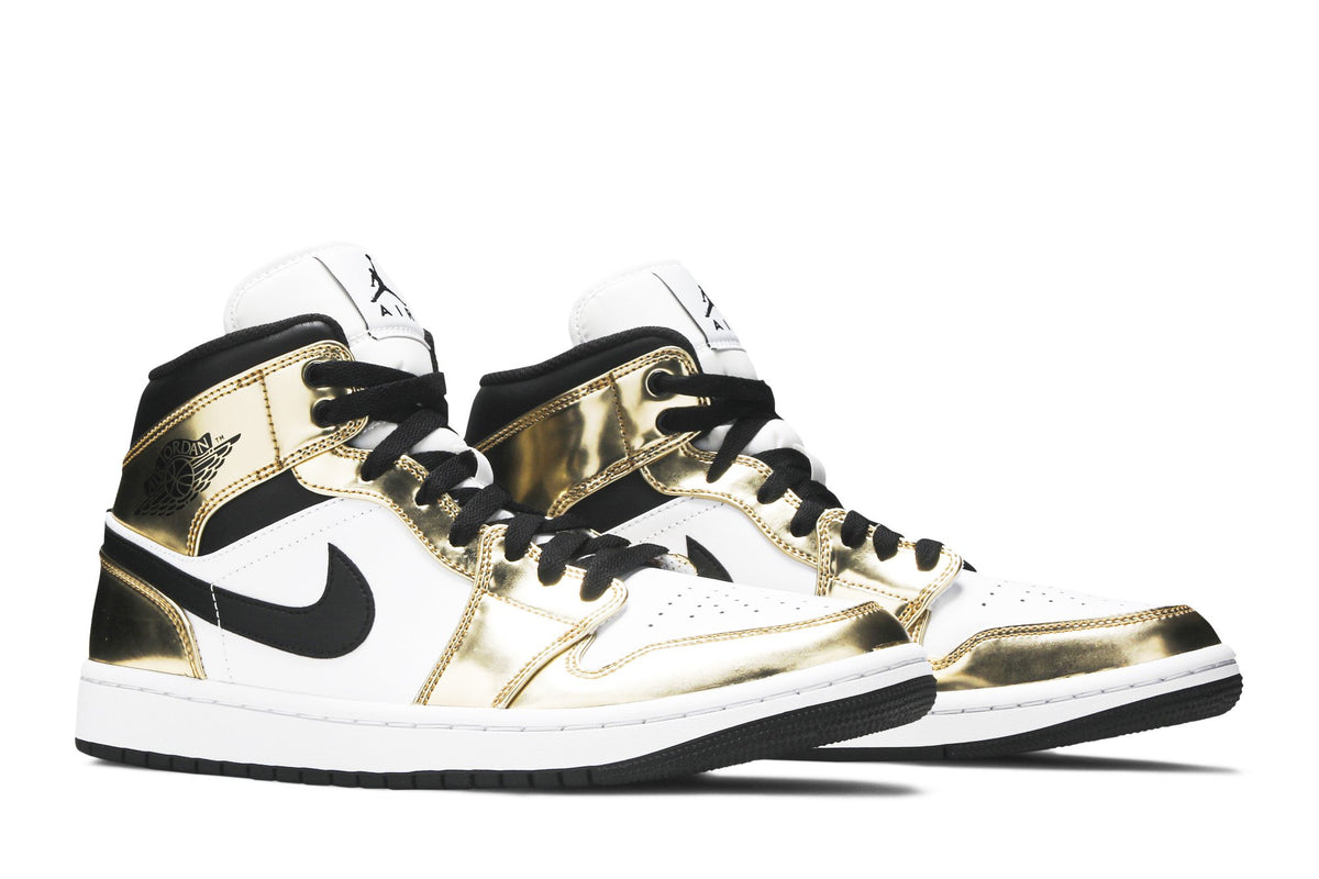 Retro 1 Mid SE Sneakers — Metallic Gold — DC1419-700