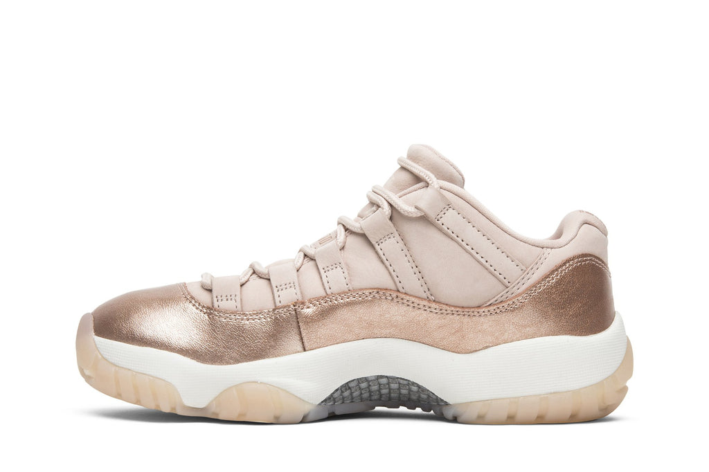 Retro 11 Low Sneakers — Rose Gold — AH7860-105