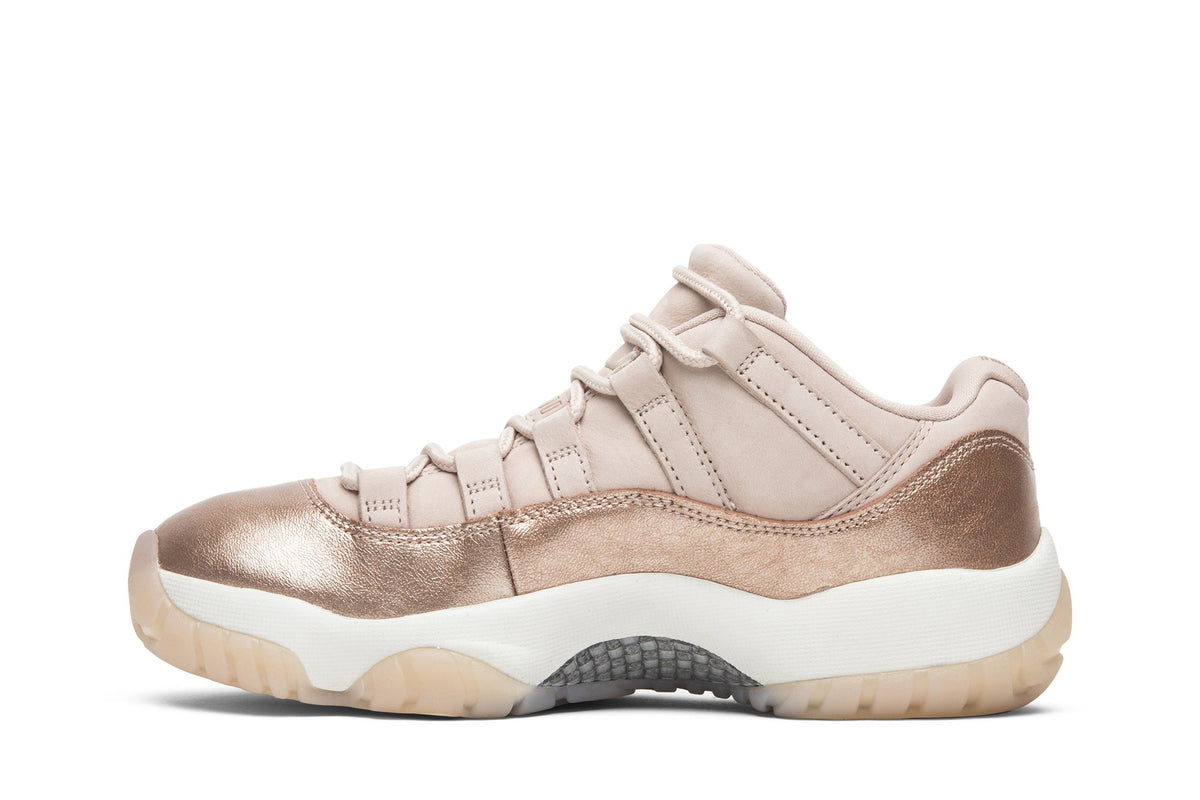 Retro 11 Low Sneakers — Rose Gold — AH7860-105