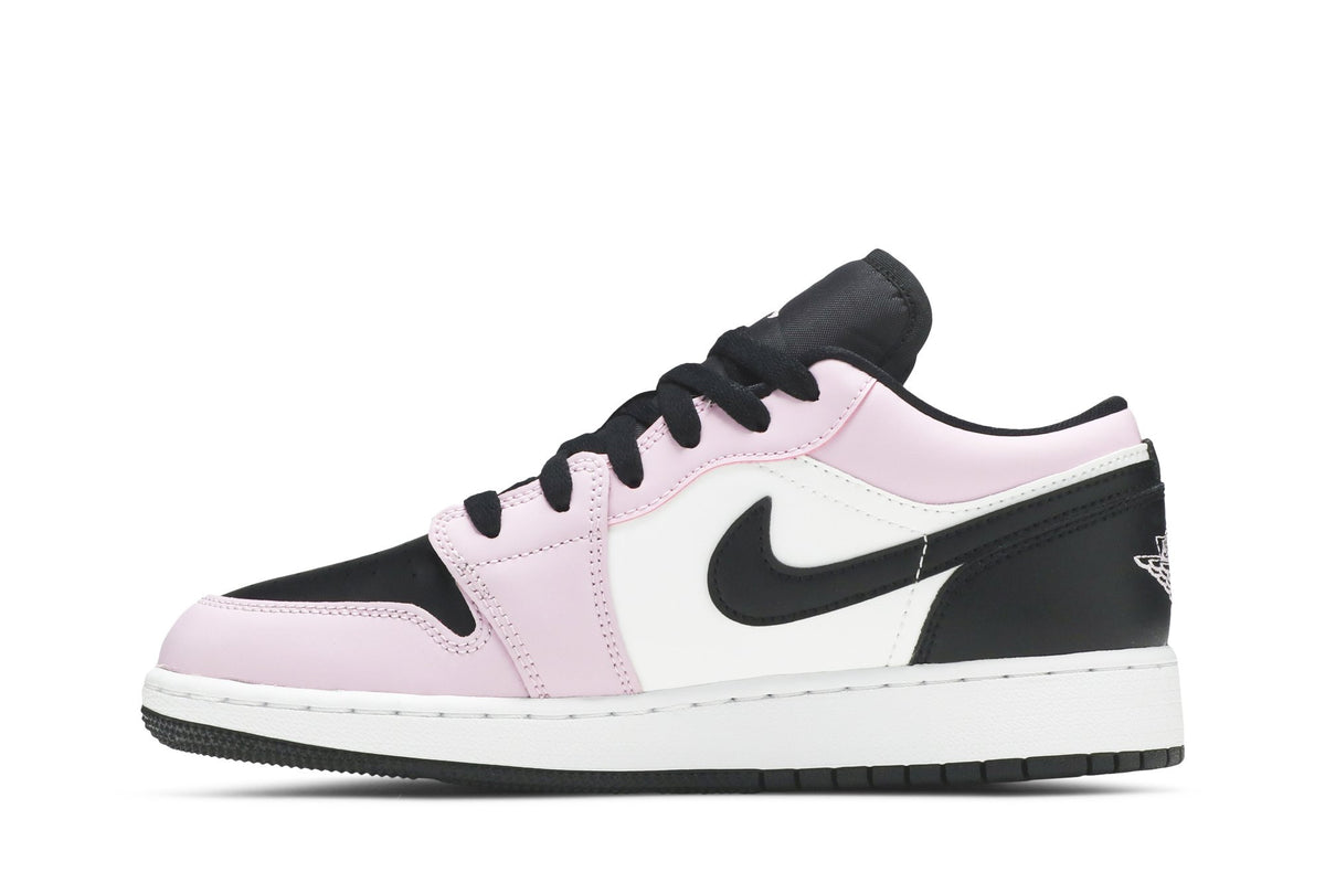 Retro 1 Low GS Sneakers — Light Arctic Pink — 554723-601
