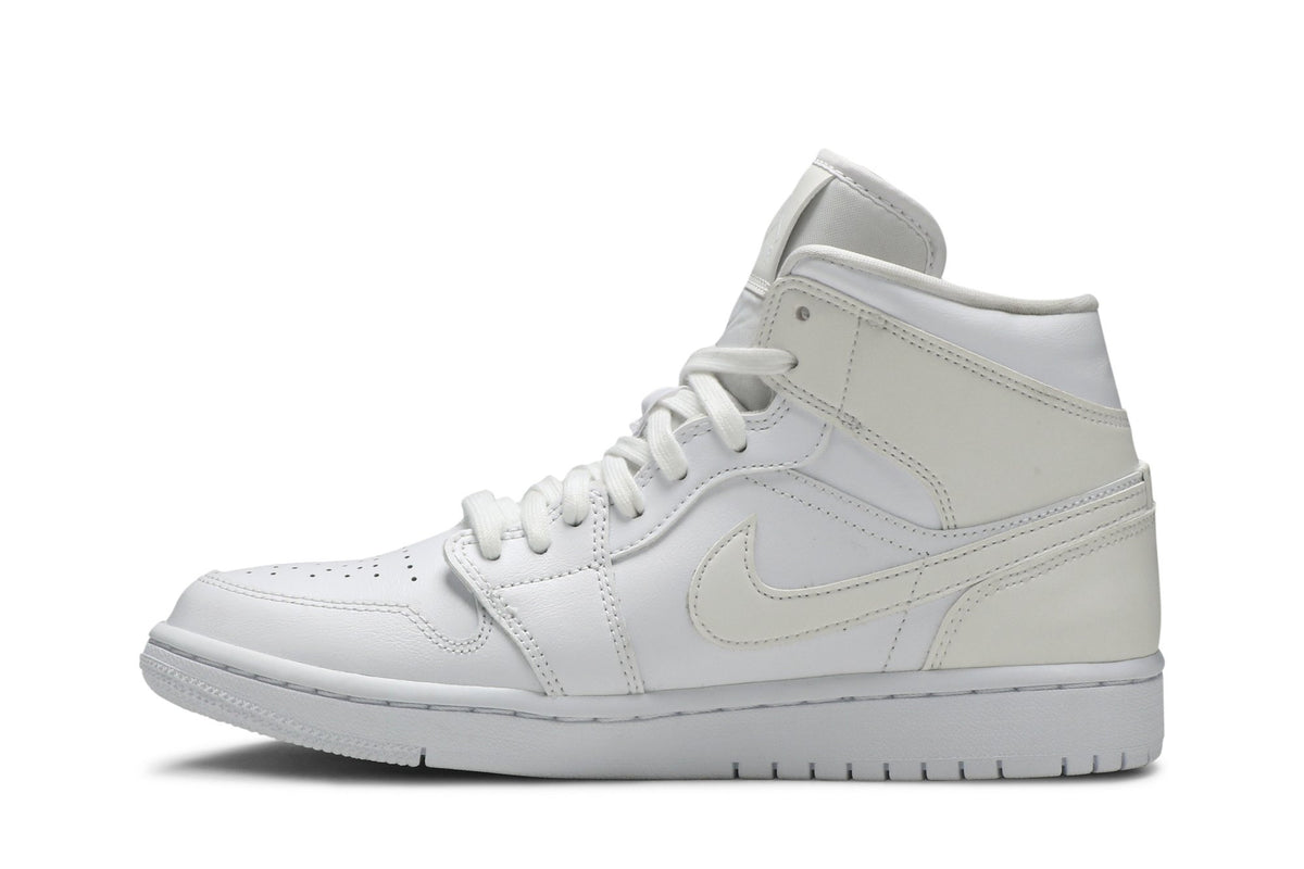 Retro 1 Mid Sneakers — White Ivory — BQ6472-112