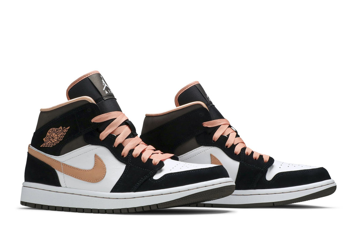 Retro 1 Mid SE Sneakers — Peach Mocha — DH0210-100