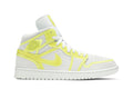 Retro 1 Mid LX Sneakers — Off White Opti Yellow — DA5552-107