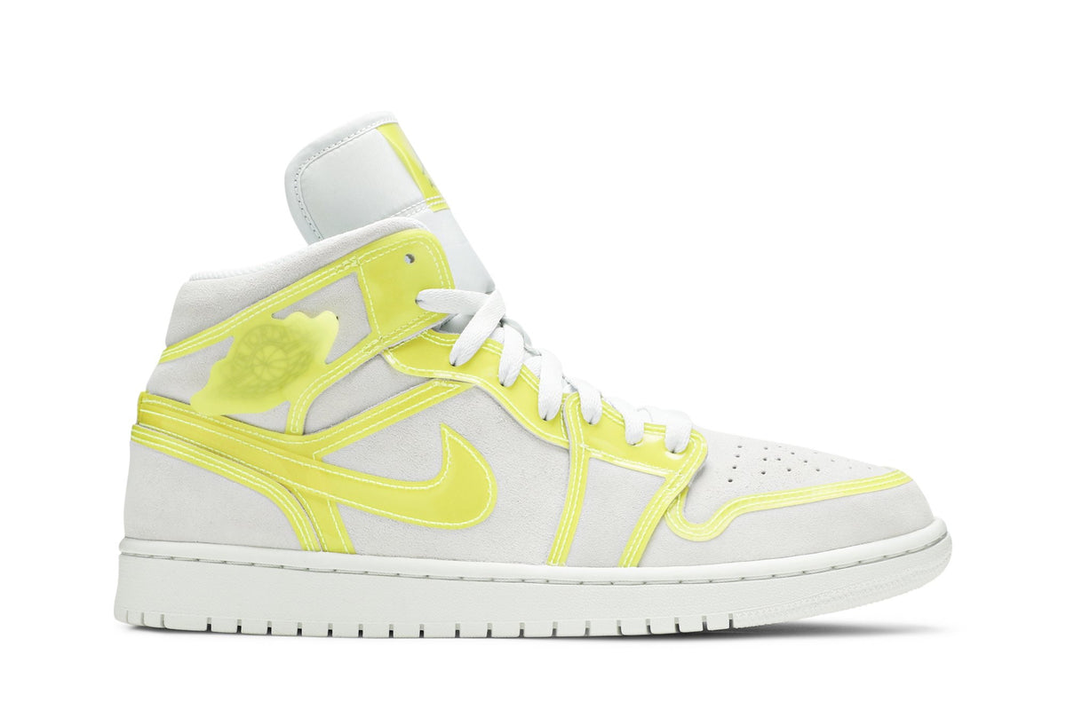 Retro 1 Mid LX Sneakers — Off White Opti Yellow — DA5552-107