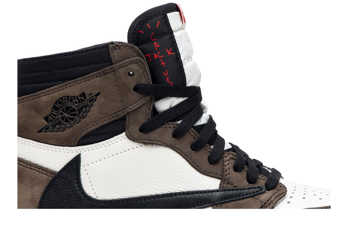 Travis Scott Collaboration — Retro 1 High OG Sneakers — Mocha — CD4487-100