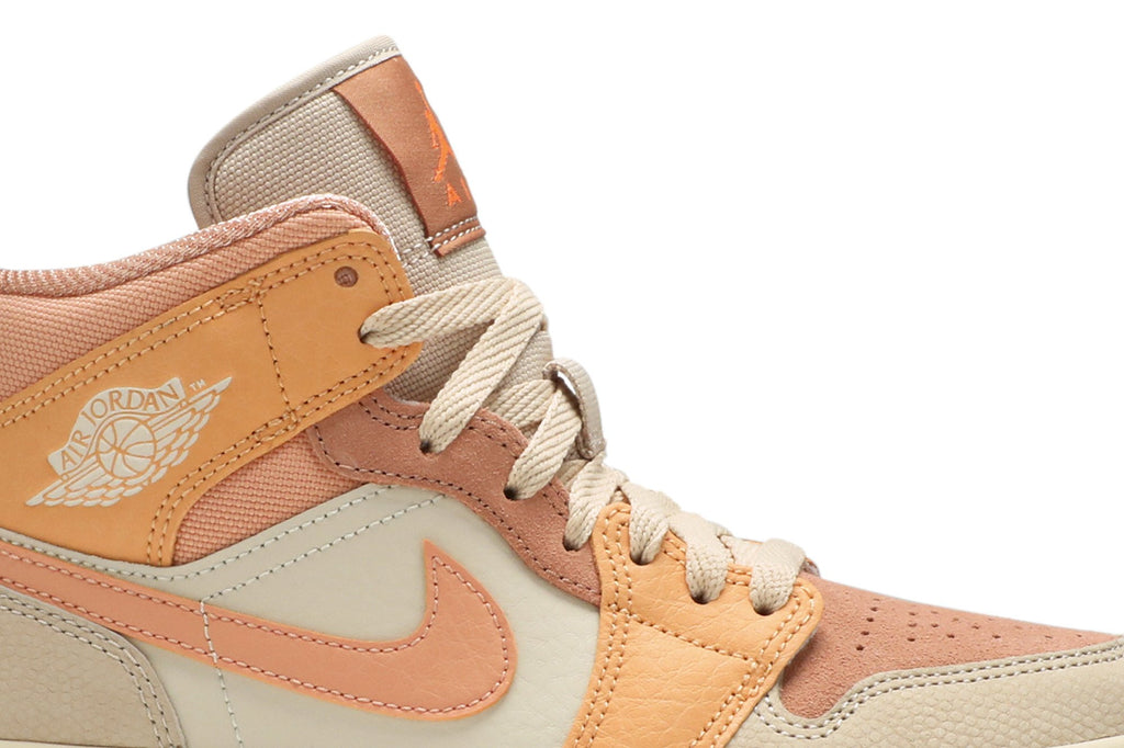 Retro 1 Mid Sneakers — Apricot — DH4270-800