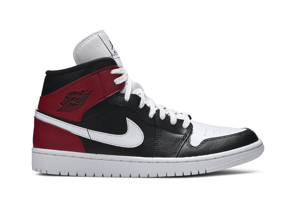 Retro 1 Mid Sneakers — Noble Red — BQ6472-016