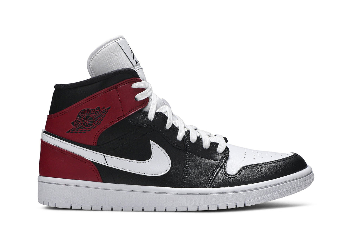 Retro 1 Mid Sneakers — Noble Red — BQ6472-016