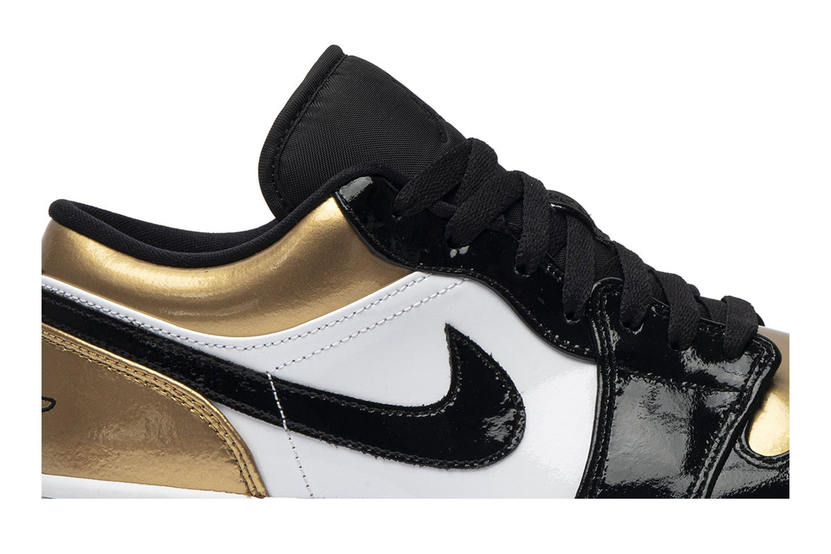 Retro 1 Low Sneakers — Gold Toe — CQ9447-700