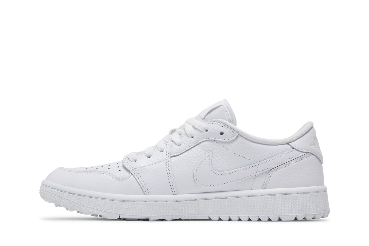 Retro 1 Low Golf Shoes — Triple White — DD9315-101