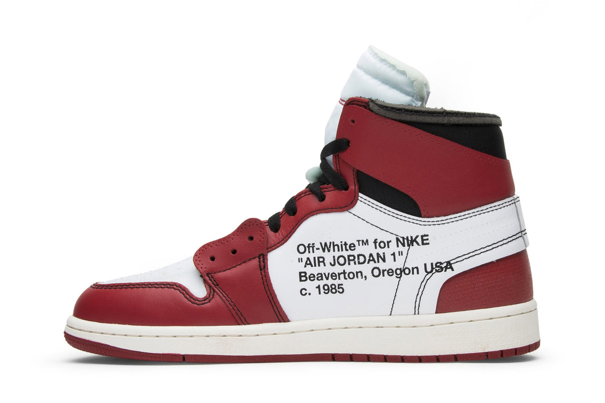 Off-White Collaboration — Retro 1 High OG Sneakers — Chicago — AA3834-101