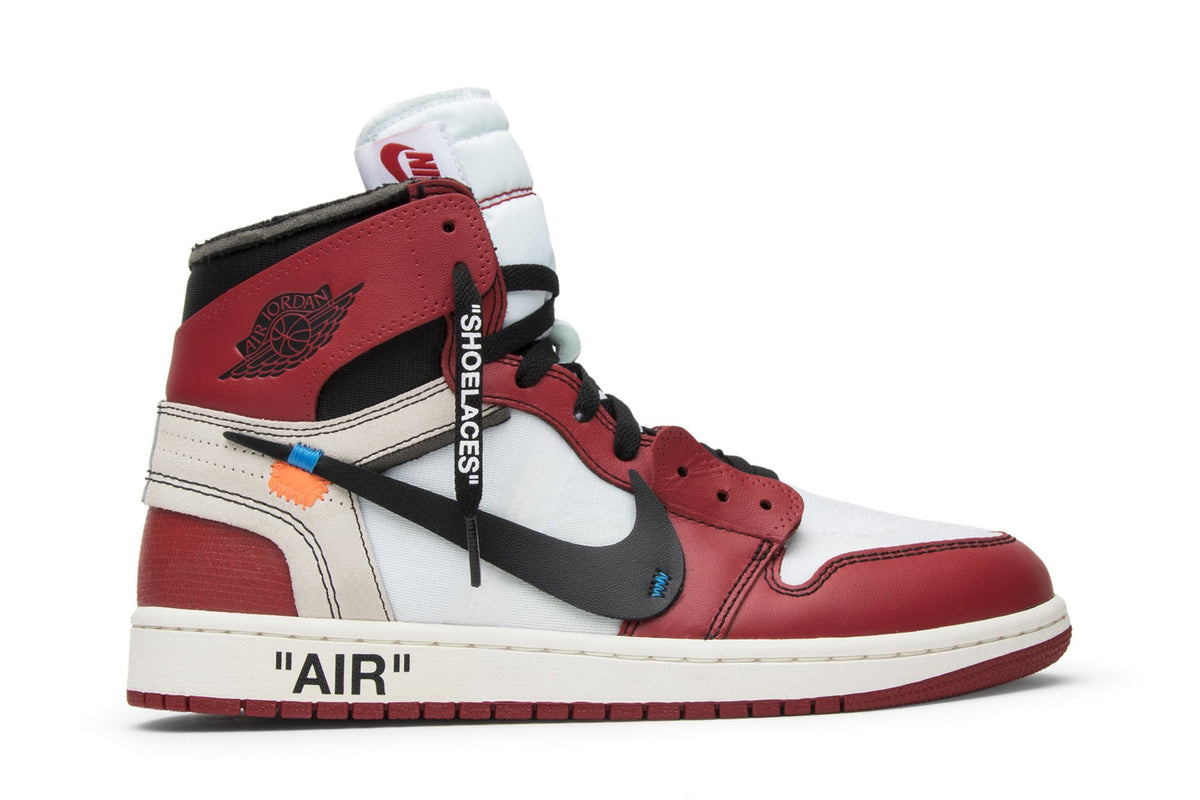 Off-White Collaboration — Retro 1 High OG Sneakers — Chicago — AA3834-101