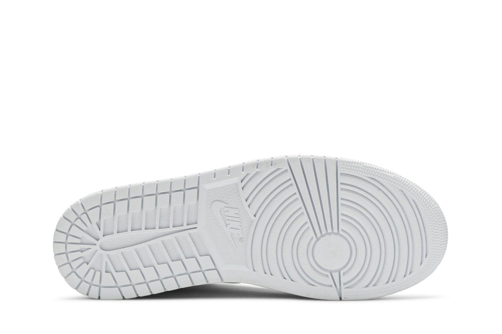 Retro 1 Mid Sneakers — Triple White — 554724-130