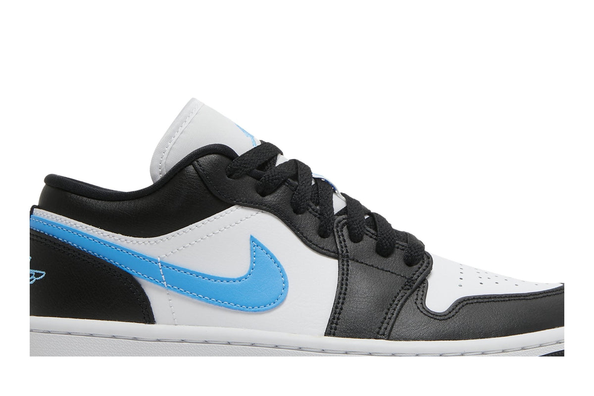Retro 1 Low Sneakers — Black University Blue — DC0774-041