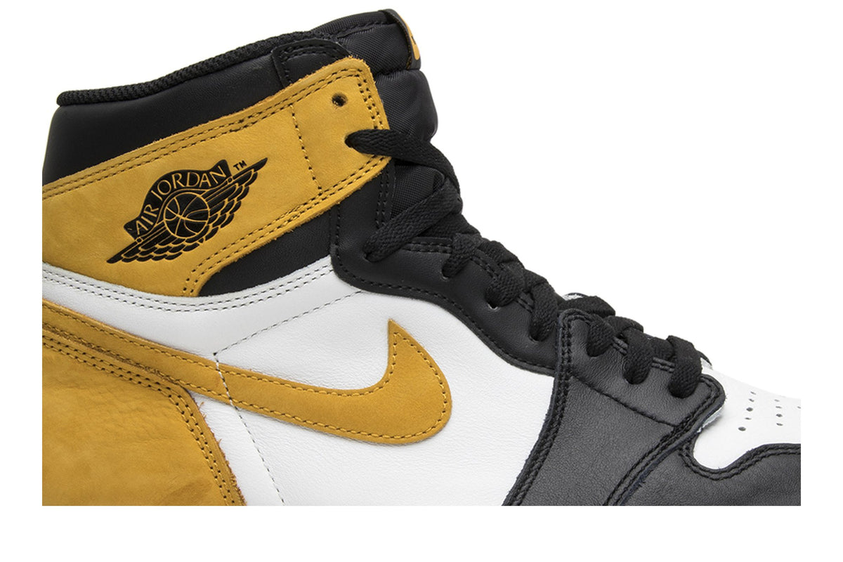 Retro 1 High OG Sneakers — Yellow Ochre — 555088-109