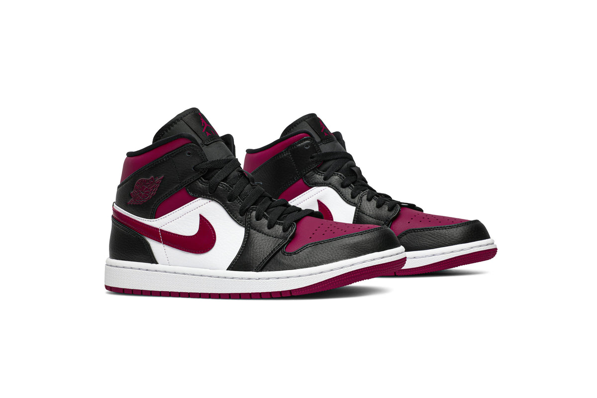 Retro 1 Mid Sneakers — Noble Red — 554724-066