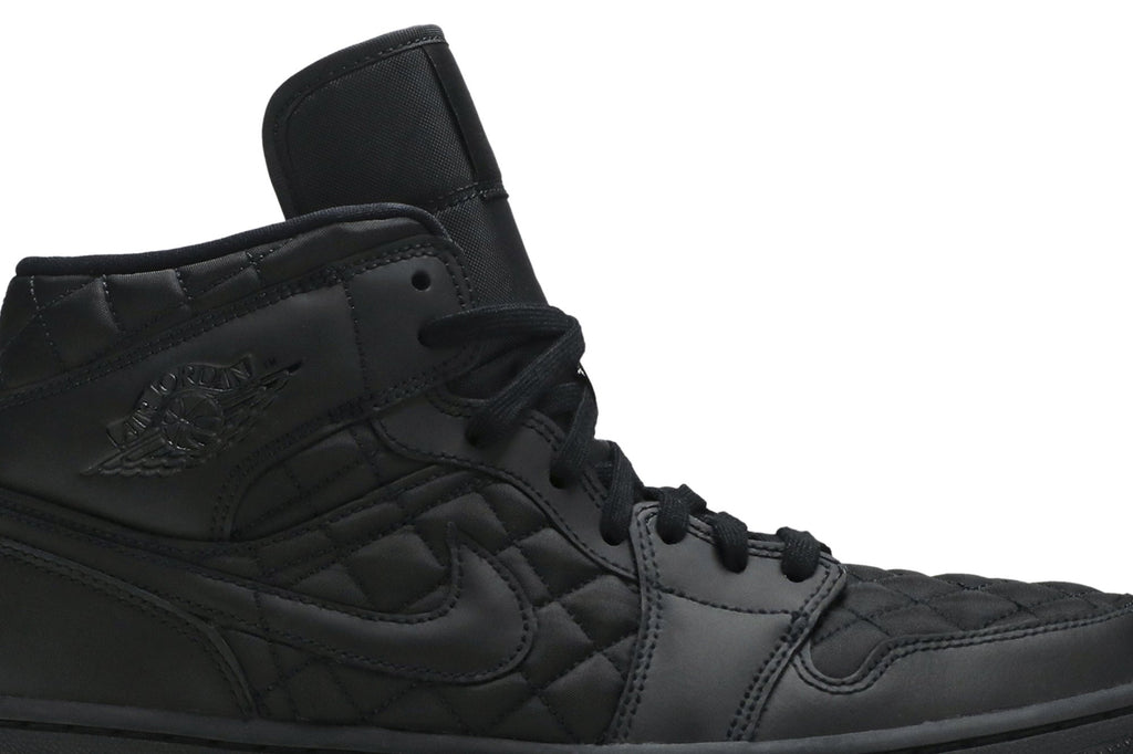 Retro 1 Mid SE Sneakers — Black Quilted — DB6078-001
