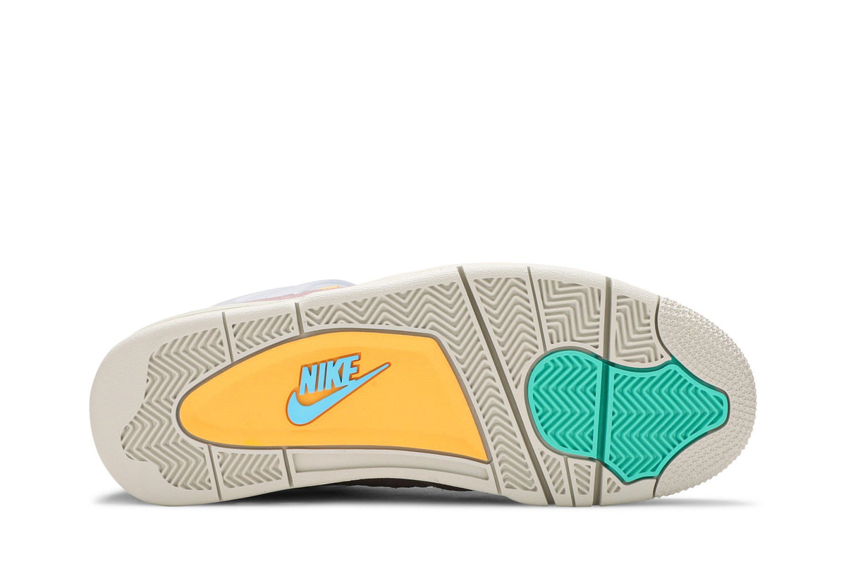 Union LA Collaboration — Retro 4 Sneakers — Taupe Haze — DJ5718-242