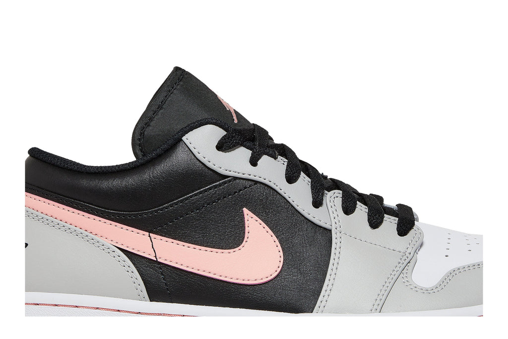 Retro 1 Low Sneakers — Grey Fog Bleached Coral — 553558-062