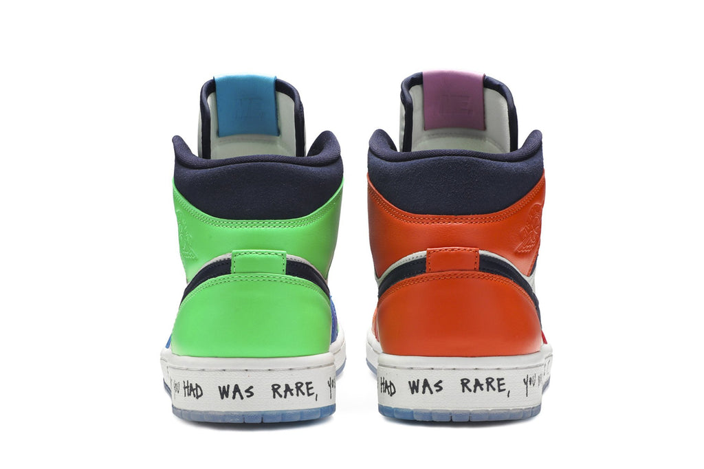 Melody Ehsani Collaboration — Retro 1 Mid Sneakers — Fearless — CQ7629-100