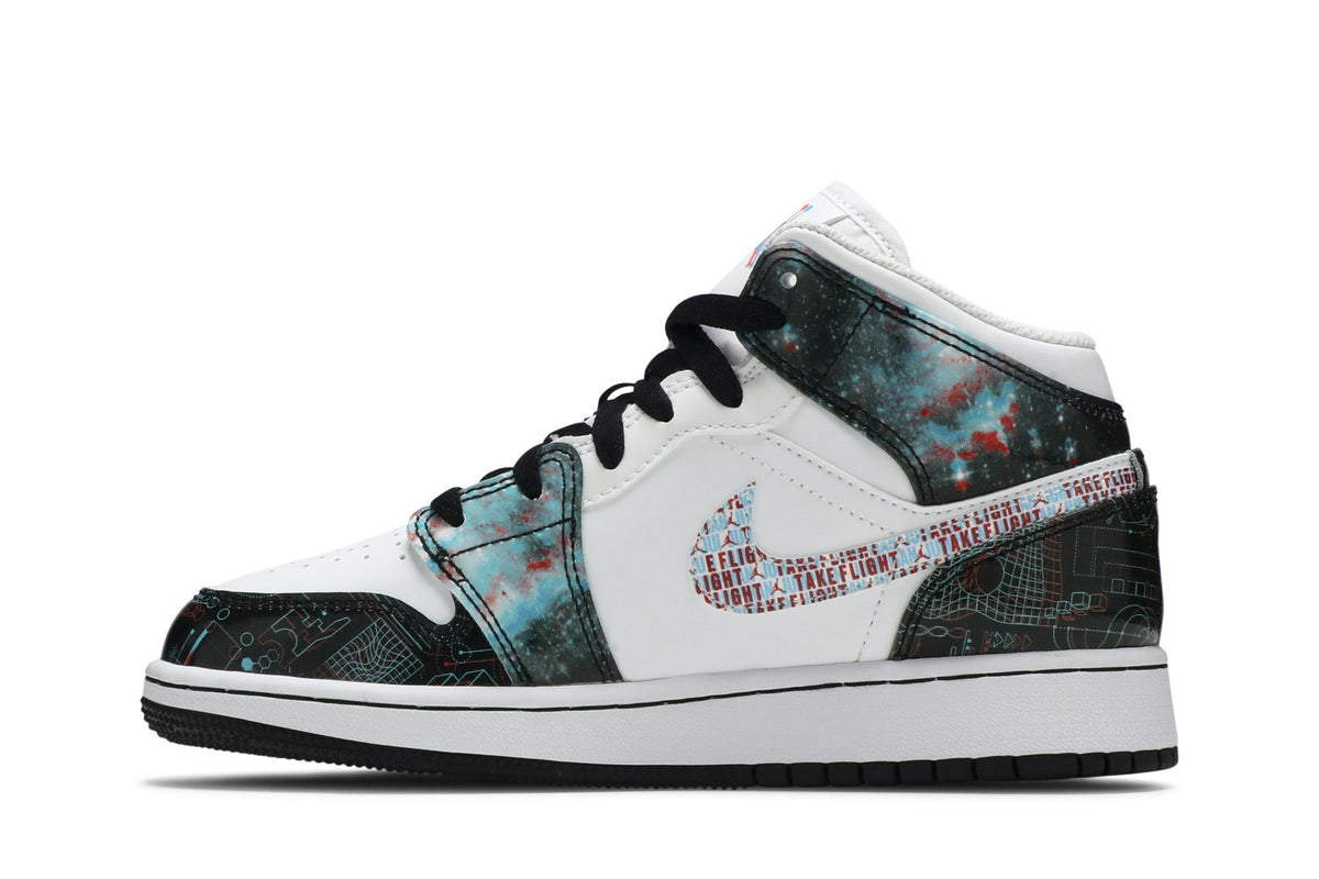 Retro 1 Mid SE GS Sneakers — Take Flight — BQ6931-114