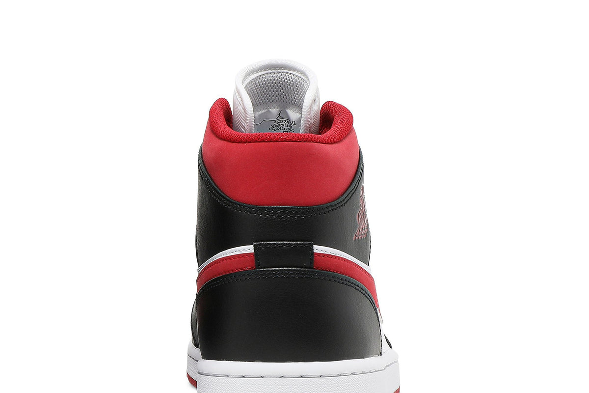 Retro 1 Mid Sneakers — Black Gym Red — 554724-122
