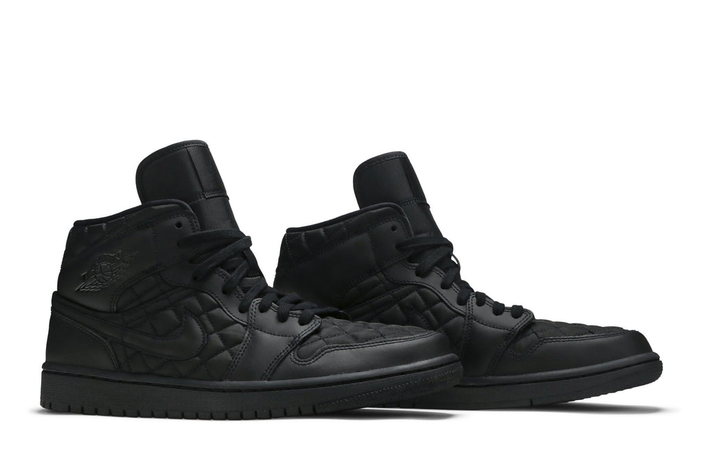 Retro 1 Mid SE Sneakers — Black Quilted — DB6078-001