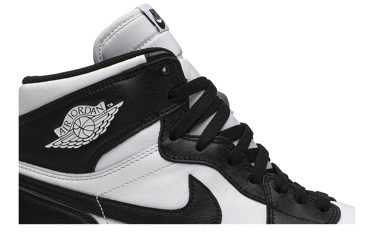 Retro 1 High OG Sneakers — Black White — 555088-010