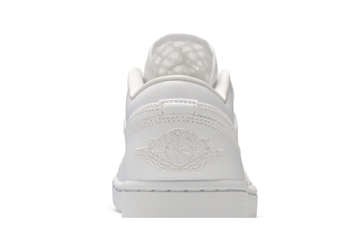 Retro 1 Low Breathe Sneakers — Triple White — DC9508-100