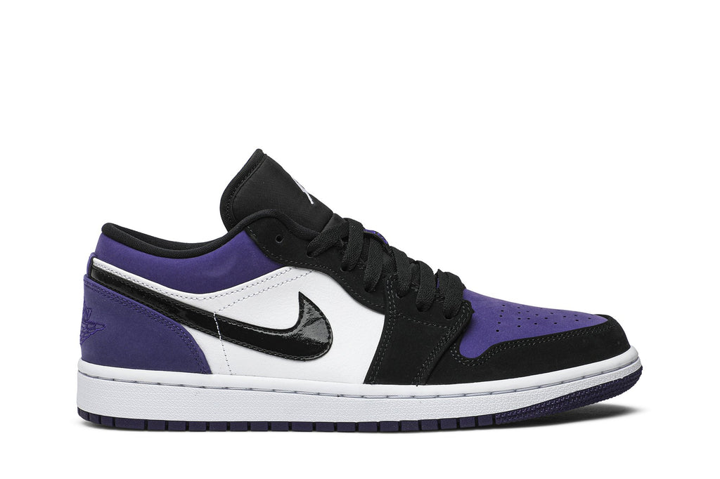Retro 1 Low Sneakers — Court Purple — 553558-125