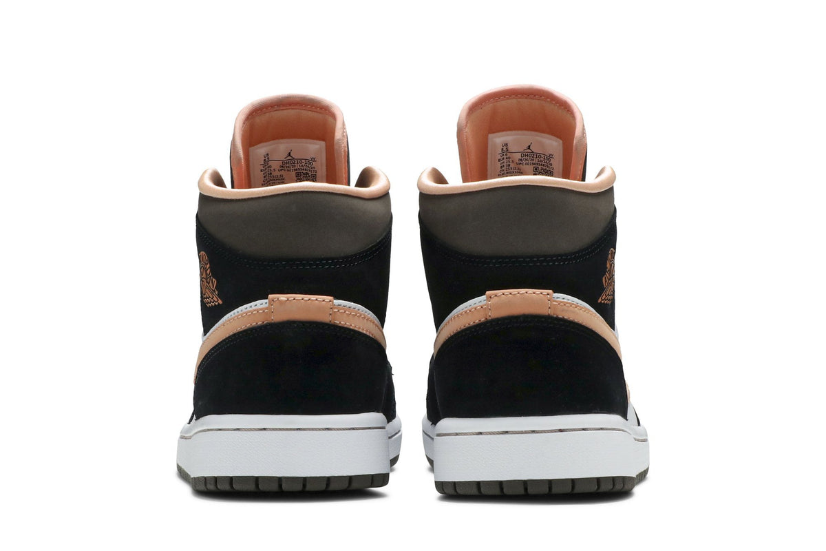 Retro 1 Mid SE Sneakers — Peach Mocha — DH0210-100