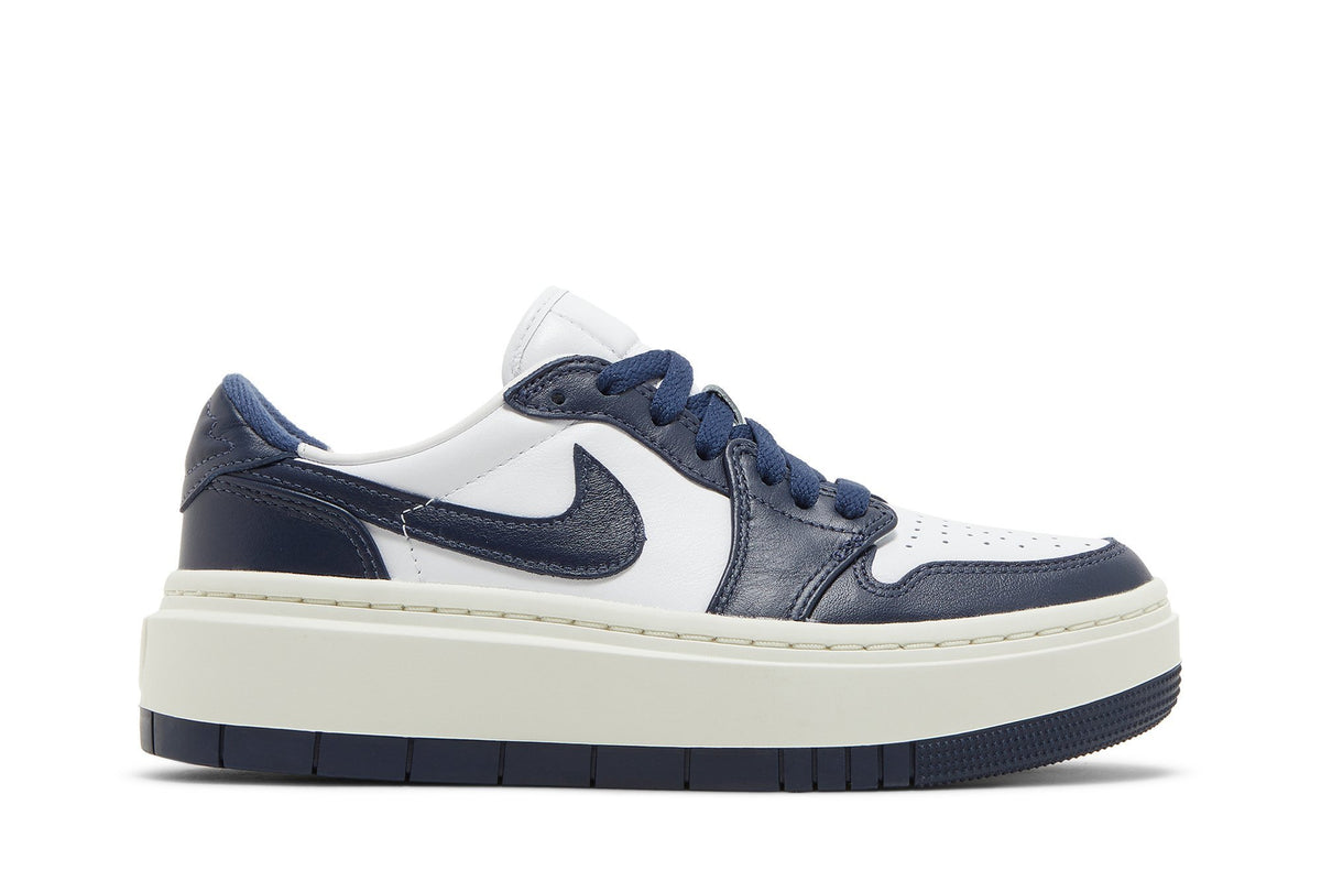 Retro 1 Elevate Low Sneakers — Midnight Navy — DH7004-141