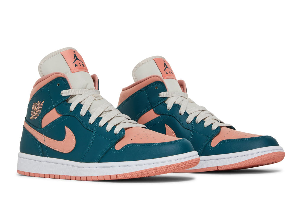 Retro 1 Mid Sneakers — Dark Teal Green — BQ6472-308