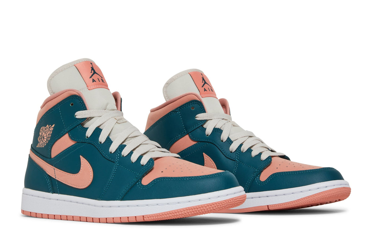 Retro 1 Mid Sneakers — Dark Teal Green — BQ6472-308
