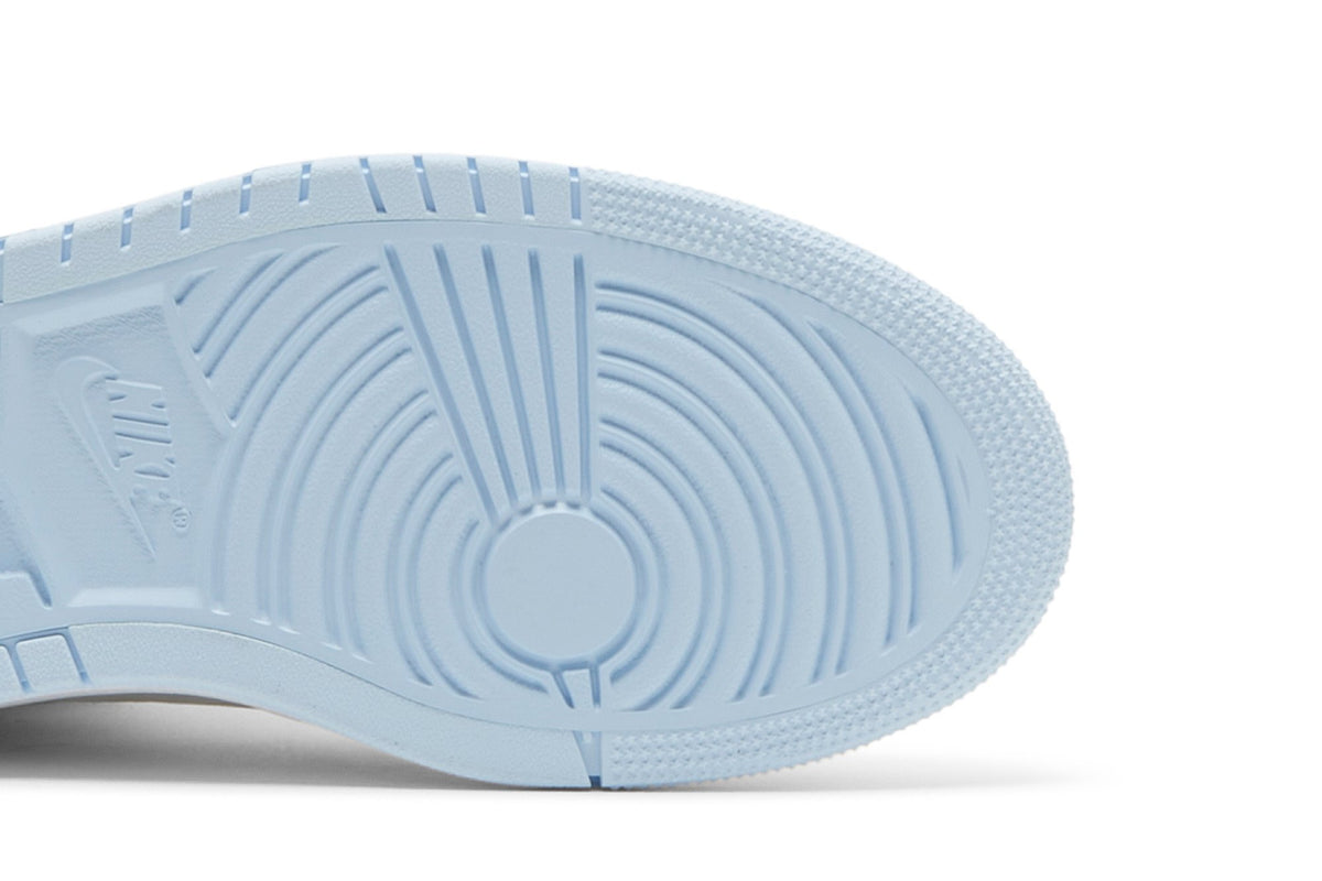 Retro 1 High Zoom Comfort Sneakers — Cool Grey Light Blue — CT0979-004