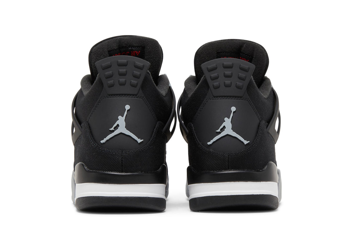 Retro 4 SE Sneakers — Black Canvas — DH7138-006