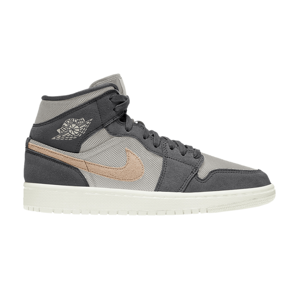 Retro 1 Mid Sneakers — Iron Grey Onyx — BQ6472-020