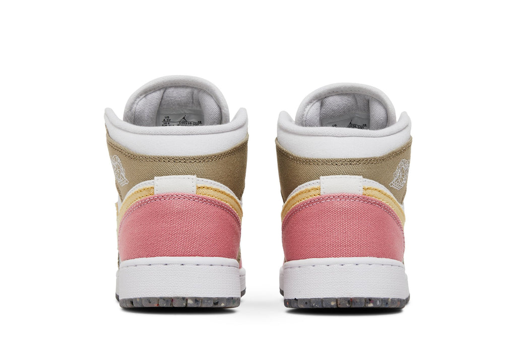 Retro 1 Mid SE GS Sneakers — Pastel Grind — DJ0338-100