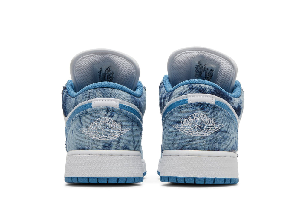 Retro 1 Low GS Sneakers — Washed Denim — DM8947-100
